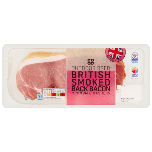 Co-op Smoked Bacon UK