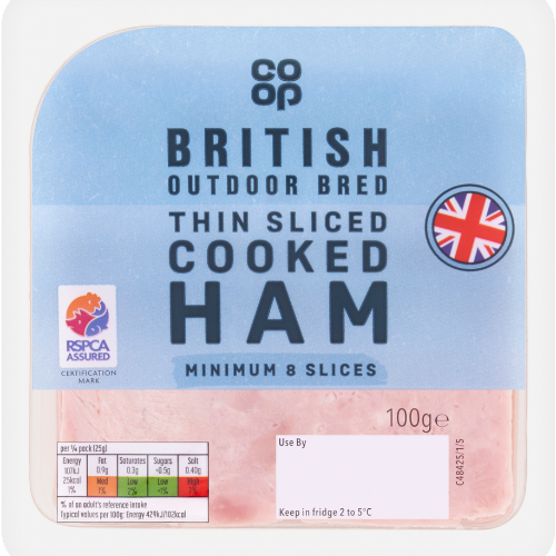 Co-op Thin Sliced Cooked Ham