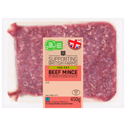 Co-op British 15% Fat Mince