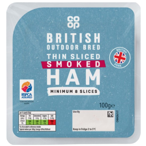 Co-op Thin Sliced Smoked Ham